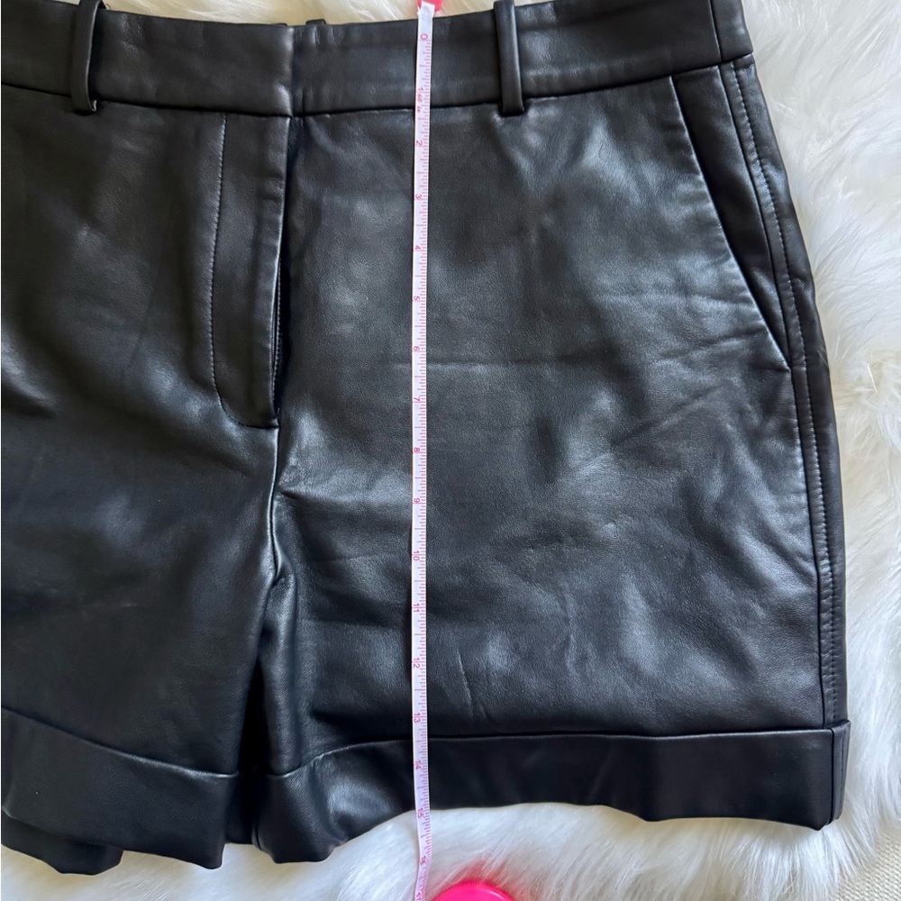 J.Crew black “leather” shorts - Picture 5 of 8